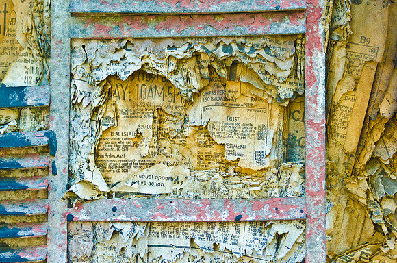 Newspaper as Insulation
