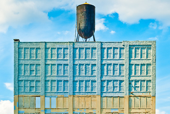 Warehouse with Water Tower