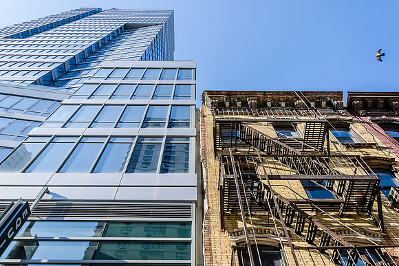 New and Old Building
