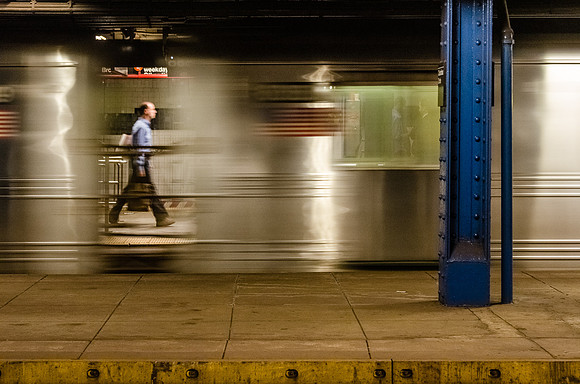 Train in Motion