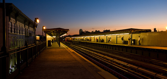 Platform at Twilight