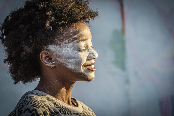 Woman with Eyes Closed